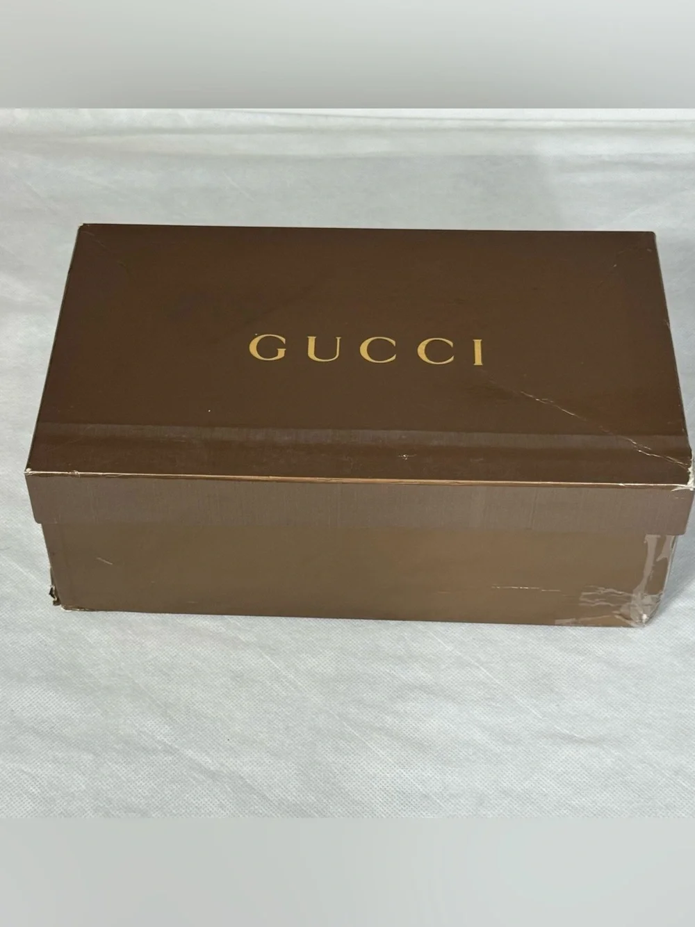 Gucci Bronze Mirror Leather Penny Loafers Dress Shoes 10.5 D Italy NWT